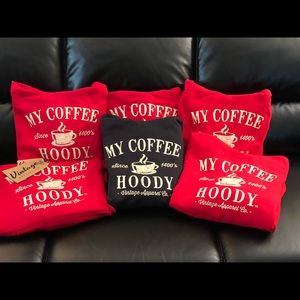New with tags “My Coffee Hoodie”